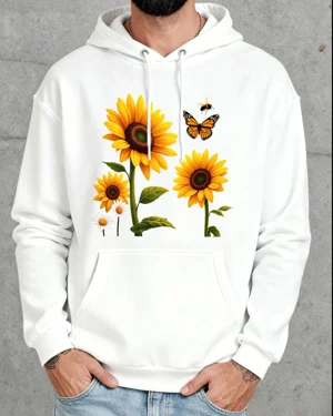 Sunflowers Butterflies and...