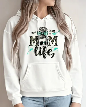 Mom Life Leopard Print Cozy...