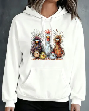 Colorful Funny Chicken...