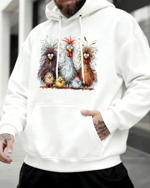 Colorful Funny Chicken...