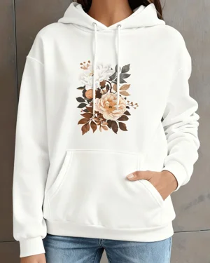 Elegant White and Peach...