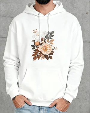 Elegant White and Peach...