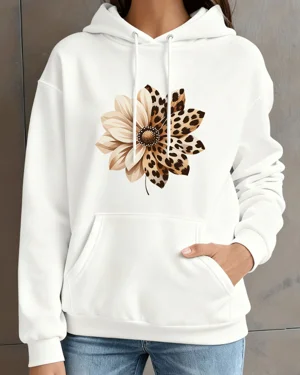 Leopard Print Floral Cozy...
