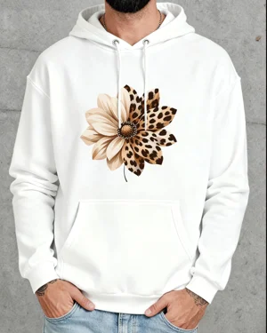 Leopard Print Floral Cozy...