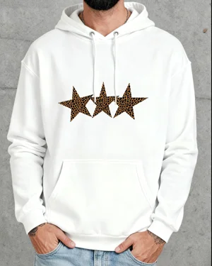 Leopard Print Three Stars...