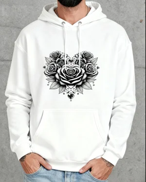 Black Rose Heart Bouquet...