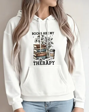 Books Are My Therapy Cozy...