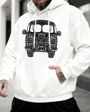 Love Floral Van Cozy Cotton...