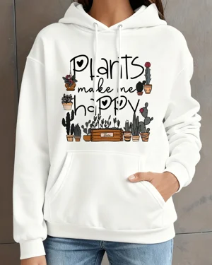 Plants Make Me Happy Cozy...