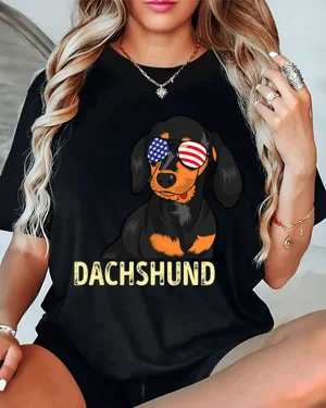 Patriotic Dachshund Dad...