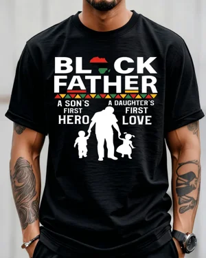 Black Father Hero Love...