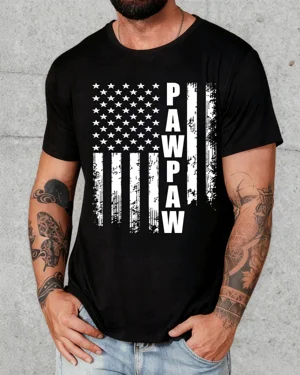 Pawpaw Dad American Flag...