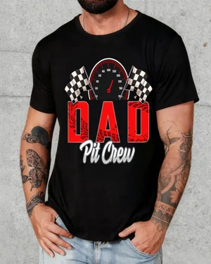 Dad Pit Crew Summer Cotton...