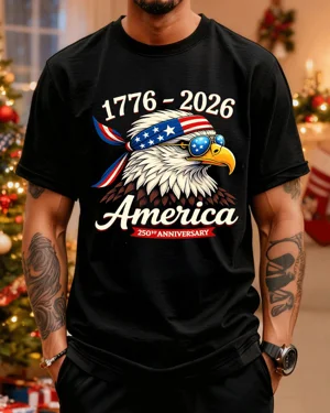 2026 New Year America Eagle...