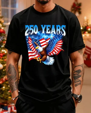 250 Years New Year American...