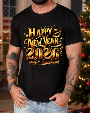 Happy New Year 2026 Golden...