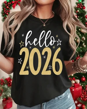 Hello 2026 New Year Gold...