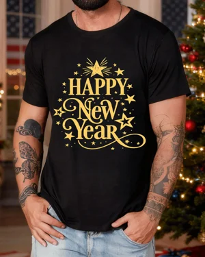 Happy New Year Star Burst...