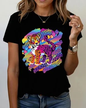 Colorful Abstract Leopard...