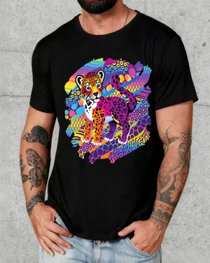 Colorful Abstract Leopard...