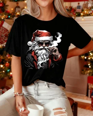 Christmas Santa Smoking...