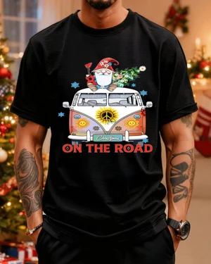 Christmas Gnome Van On The...