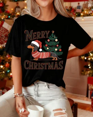 Merry Christmas Dachshund...