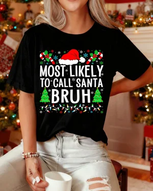 Christmas Santa Bruh Quote...