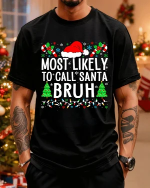 Christmas Santa Bruh Quote...
