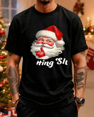 Christmas Santa Hing Shhh...