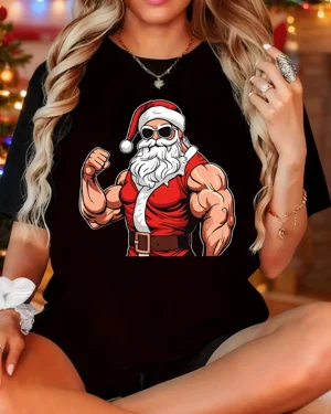 Muscular Christmas Santa...