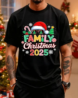 Family Christmas 2025 Santa...