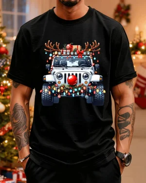 Christmas Jeep with Lights...