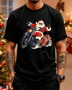 Christmas Santa Riding...