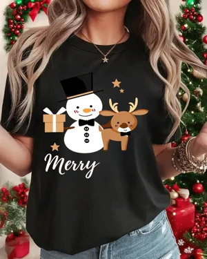 Christmas Snowman and...