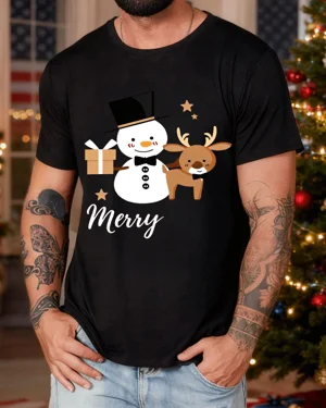 Christmas Snowman and...