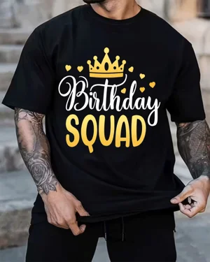 Birthday Squad Crown and...
