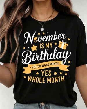 November Is My Birthday...