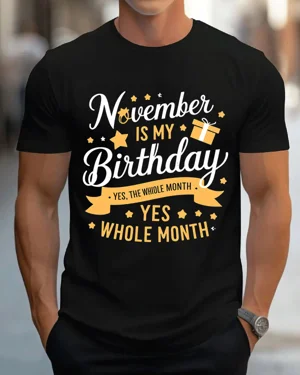 November Is My Birthday...