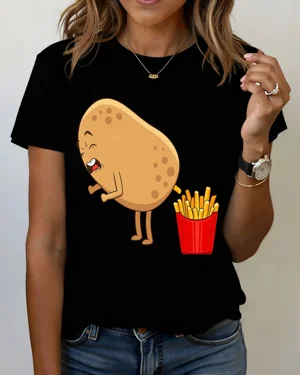 Funny Potato Making French...