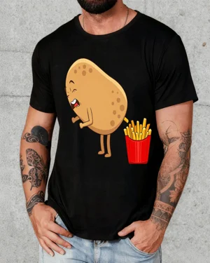 Funny Potato Making French...