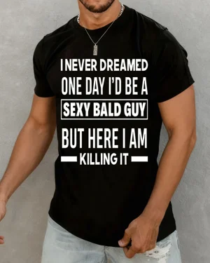 Sexy Bald Guy Killing It...