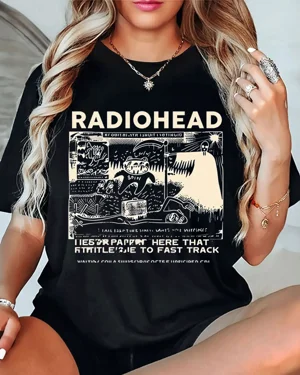 Radiohead Bear Line Art...
