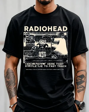 Radiohead Bear Line Art...