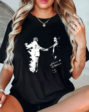 Handshake Silhouette Art...