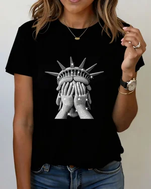 Crying Statue of Liberty...