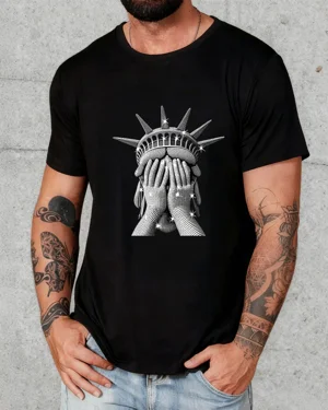 Crying Statue of Liberty...