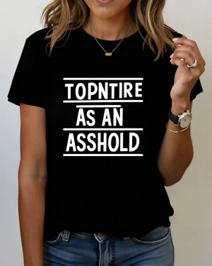 Topntire Bold Text Design...