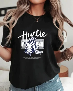 Hustle Hand Sign and Dollar...