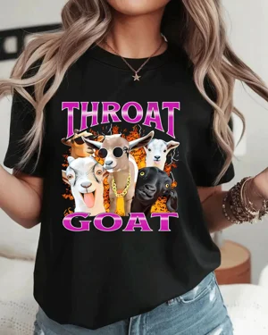 Throat Goat Cartoon Summer...